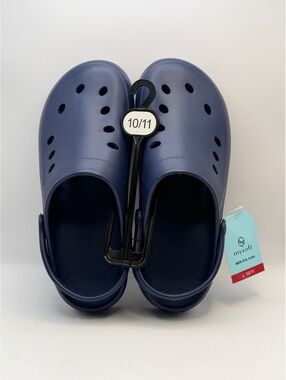 Navy clogs